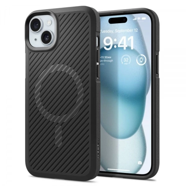 Чехол Spigen Core Armor Mag Magsafe iPhone 15 Plus Matte Black Case