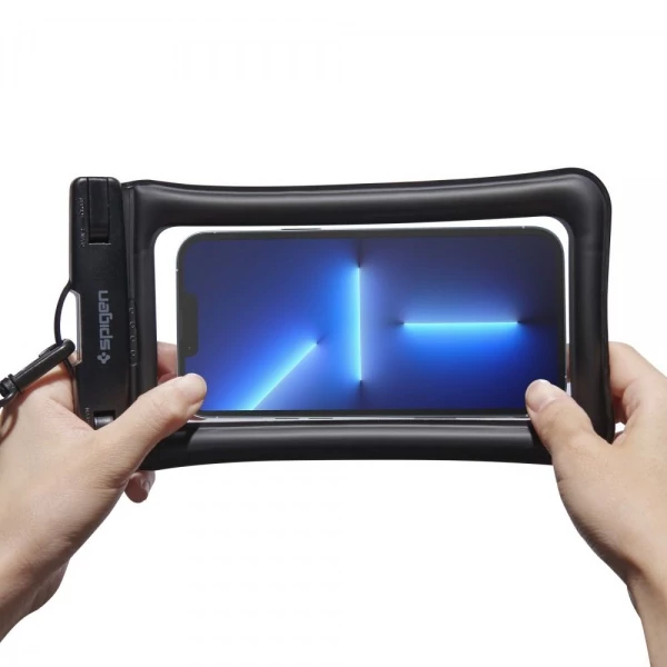 Чехол Spigen Velo A610 UNIVERSAL WATERPROOF FLOAT CASE Black AMP04529