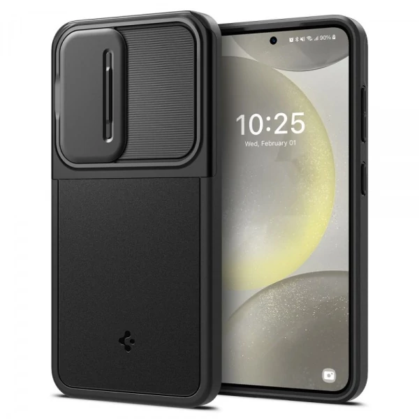 Чехол Spigen Optik Armor Samsung Galaxy S24 Black Case