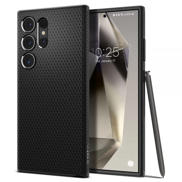 Чехол Spigen Liquid Air Samsung Galaxy S24 Ultra Matte Black Case