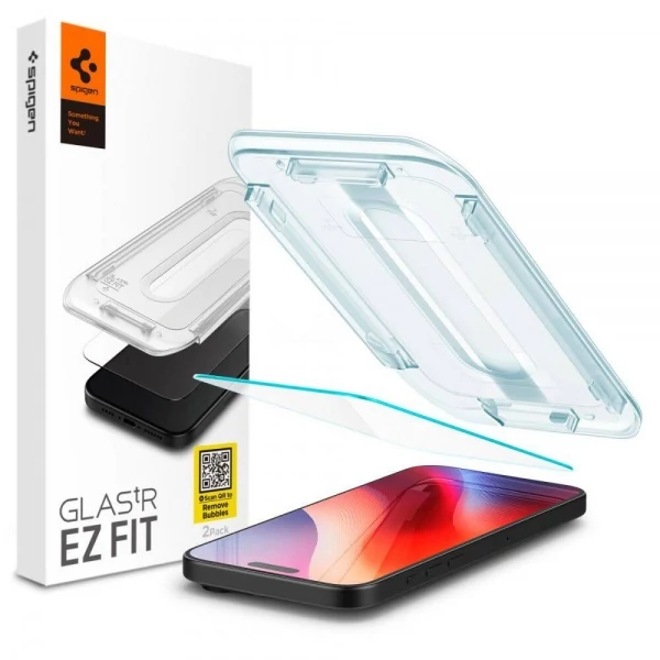 Закаленное стекло SPIGEN GLAS.TR EZ FIT IPHONE 16 PRO CLEAR