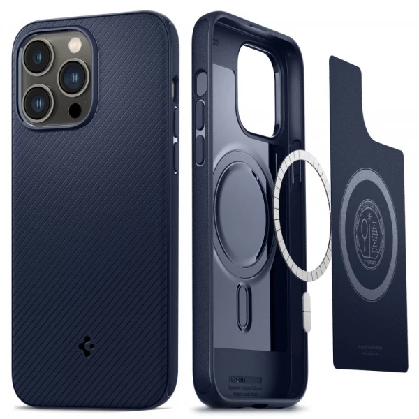 Чехол Spigen Mag Armor iPhone 14 Pro Max Navy Blue
