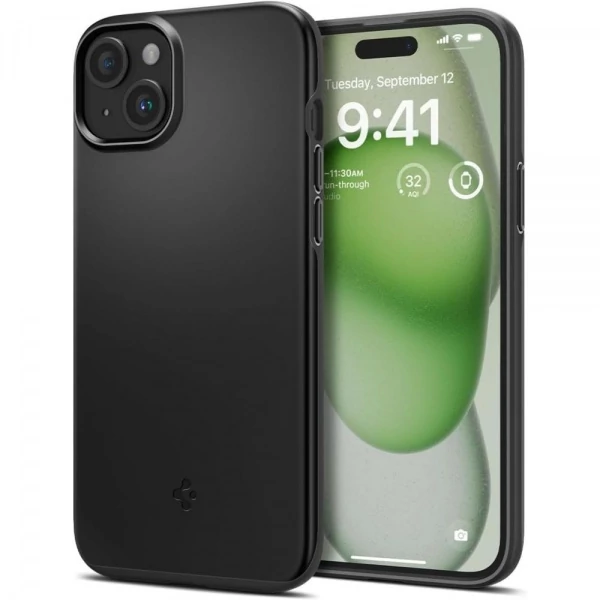 Чехол Spigen Thin Fit iPhone 15 Plus Black Case