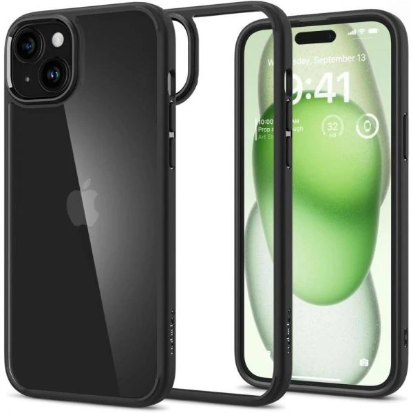 Чехол Spigen Ultra Hybrid IPhone 15 Plus Matte Black Case