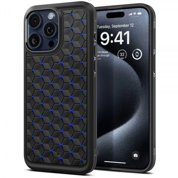 Чехол iPhone 15 Pro Max Spigen Cryo Armor Cryo Blue