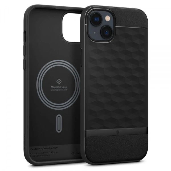 Чехол Caseology Parallax Mag Magsafe iPhone 14 Plus Matte Black