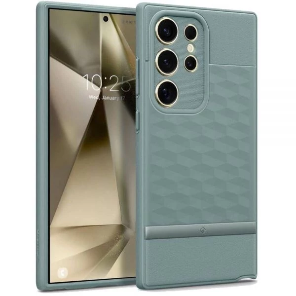 Чехол Caseology Parallax Samsung Galaxy S24 Ultra Sage Green Case