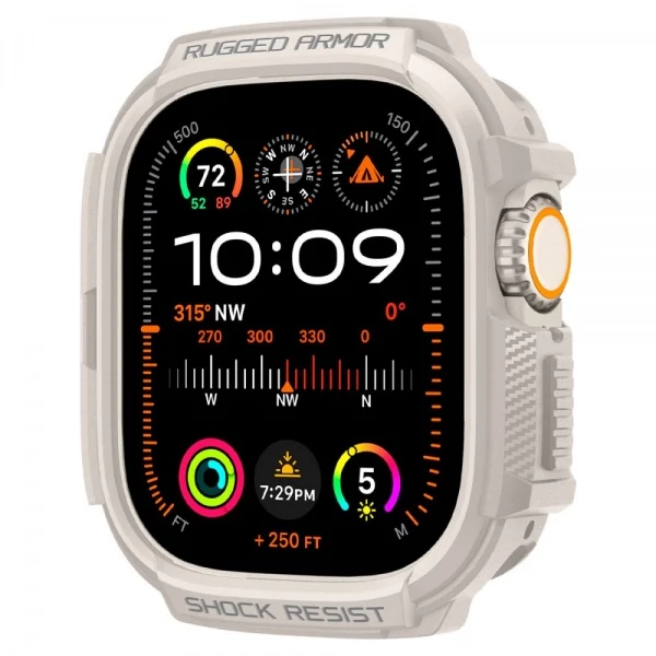 Чехол Spigen Rugged Armor Apple Watch Ultra 1 / 2 (49 мм) Dune Beige Case