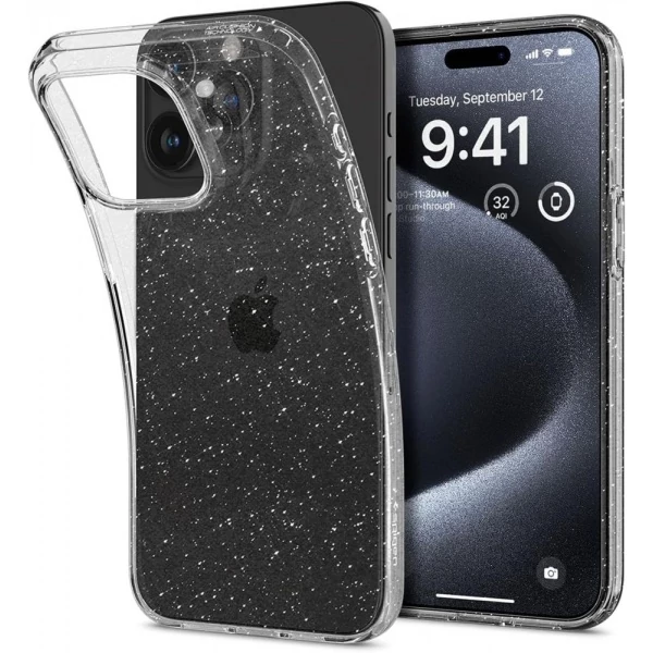 Чехол Spigen Liquid Crystal iPhone 15 Pro Glitter Crystal Case