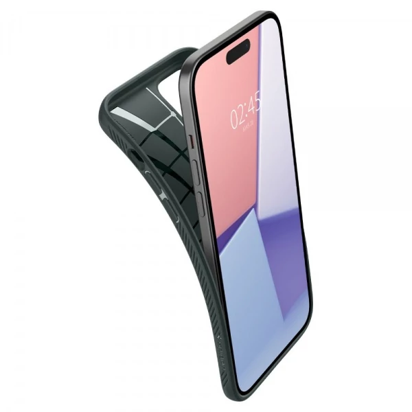 Чехол Spigen Liquid Air iPhone 15 Abyss Green Case