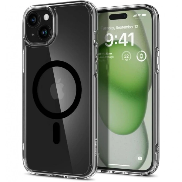 Чехол Spigen Ultra Hybrid Mag Magsafe iPhone 15 Plus Black Case