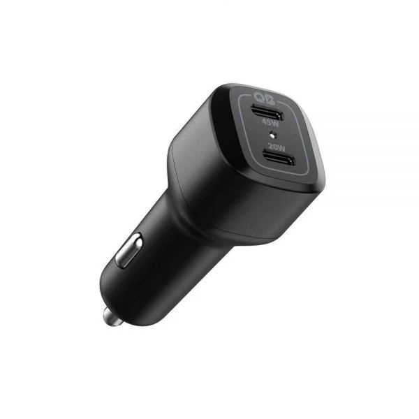 Spigen PC2000 Powerarc 2-Port PD 45 W QC3.0 Зарядное устройство Black