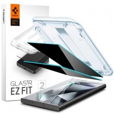 Закаленное стекло Spigen Glas.Tr Ez Fit 2-Pack Samsung Galaxy S24 Ultra Privacy AGL07625