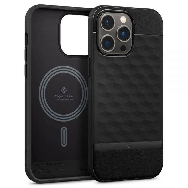 Чехол Caseology Parallax Mag Magsafe iPhone 14 Pro Max Matte Black