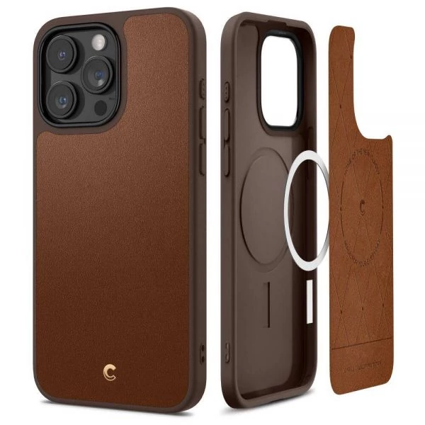 Чехол Spigen Cyrill Kajuk Mag Magsafe IPhone 15 Pro Max Saddle Brown Case