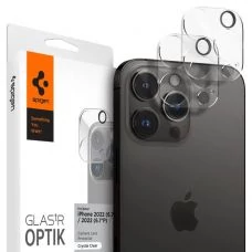 Защитная пленка для камеры Spigen Optik.tr Camera Protector 2-pack iPhone 14 Pro / 14 Pro Max Crystal Clear