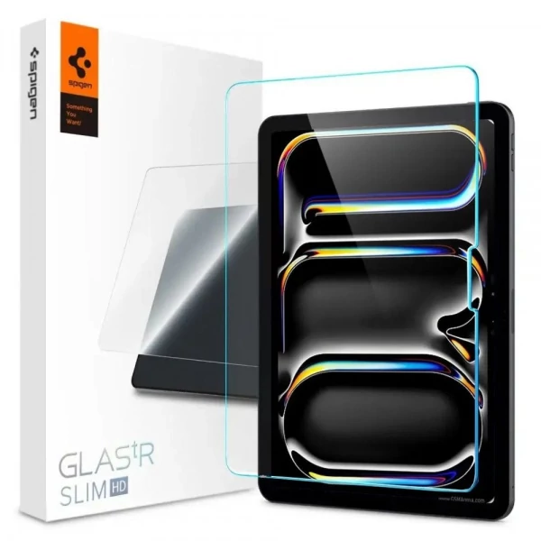Закаленное стекло Spigen Glas.Tr Slim iPad Pro 11 5 / 2024 Clear AGL07787