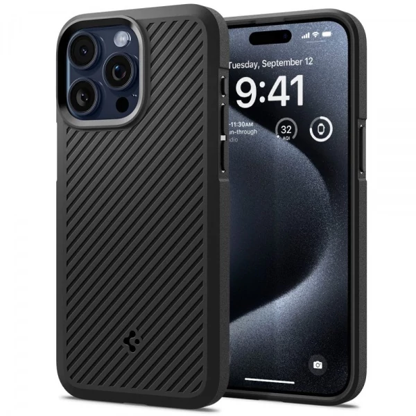 Чехол Spigen Core Armor IPhone 15 Pro Max Matte Black Case