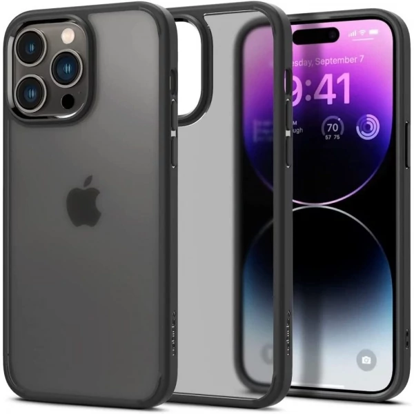 Чехол Spigen Ultra Hybrid iPhone 14 Pro Max Frost Black