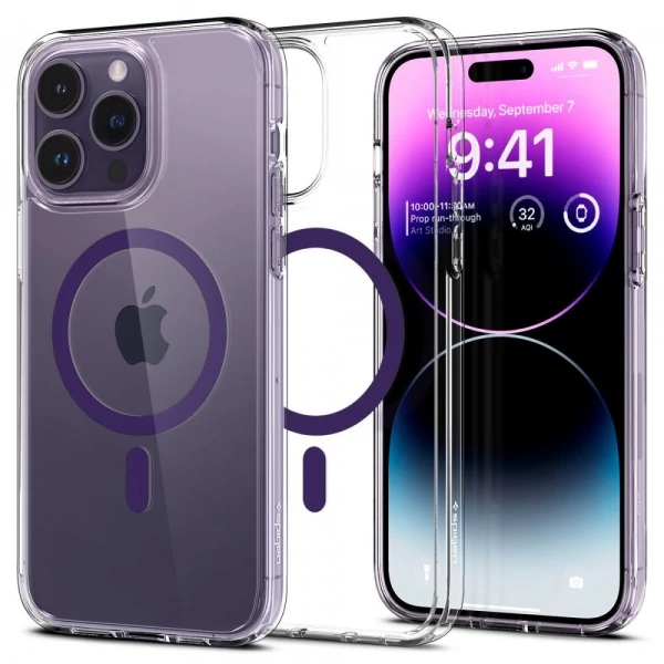 Чехол Spigen Ultra Hybrid Mag Magsafe iPhone 14 Pro Max Deep Purple Case