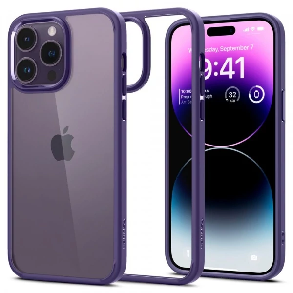 Чехол Spigen Ultra Hybrid iPhone 14 Pro Deep Purple Case