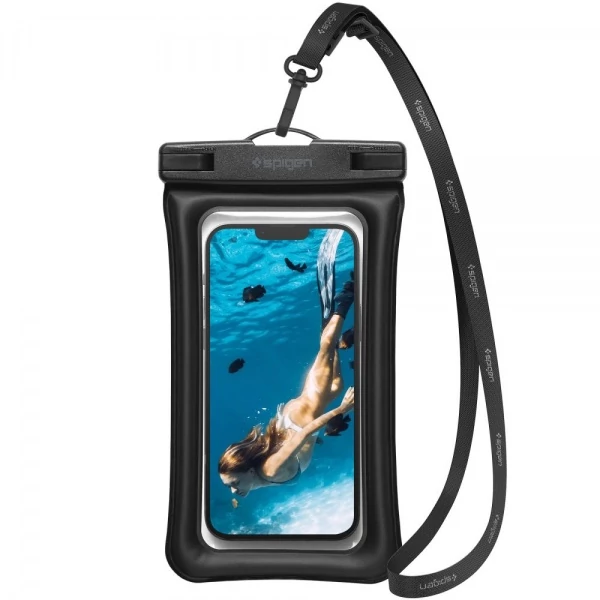 Чехол Spigen Velo A610 UNIVERSAL WATERPROOF FLOAT CASE Black AMP04529