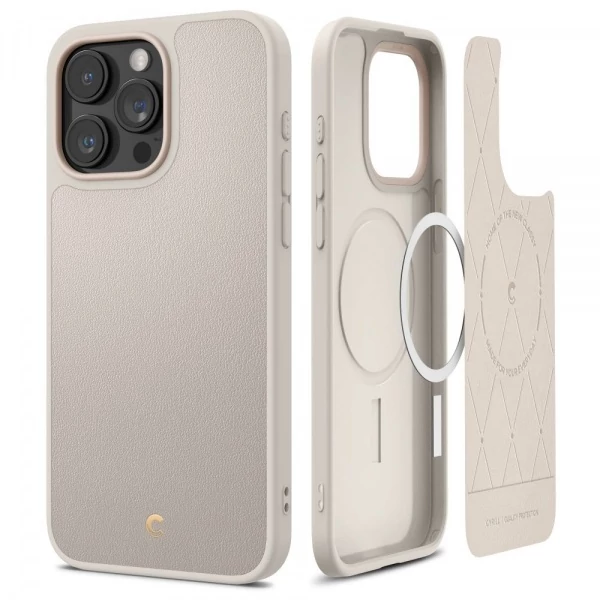 Чехол Spigen Cyrill Kajuk Mag Magsafe iPhone 15 Pro Cream Case