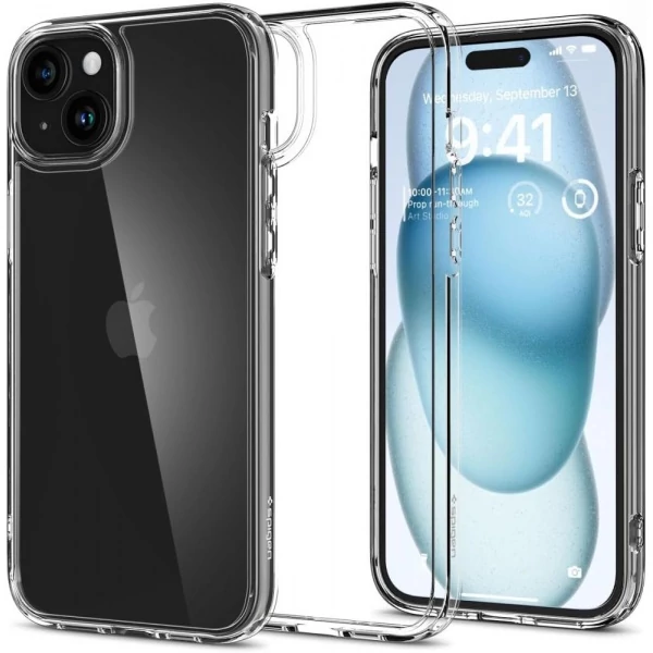 Чехол SPIGEN iPhone 15 Ultra Hybrid Прозрачный Crystal Clear Case