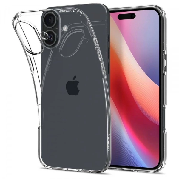 Чехол iPhone 16 Spigen Liquid Crystal Crystal Clear