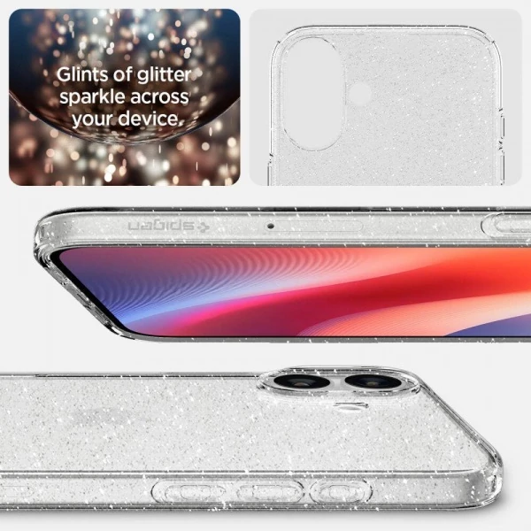 Чехол SPIGEN LIQUID CRYSTAL IPHONE 16 PLUS GLITTER CRYSTAL