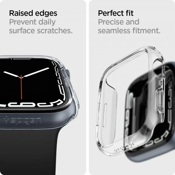 Чехол SPIGEN Thin Fit Apple Watch 6 7 8 9 45 мм Прозрачный