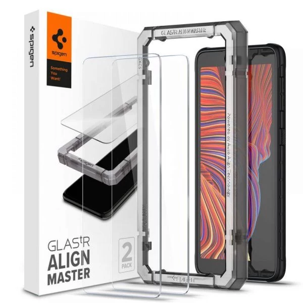 SPIGEN Alm Glas.Tr Slim Galaxy Xcover 5 2-Pack Закаленное стекло