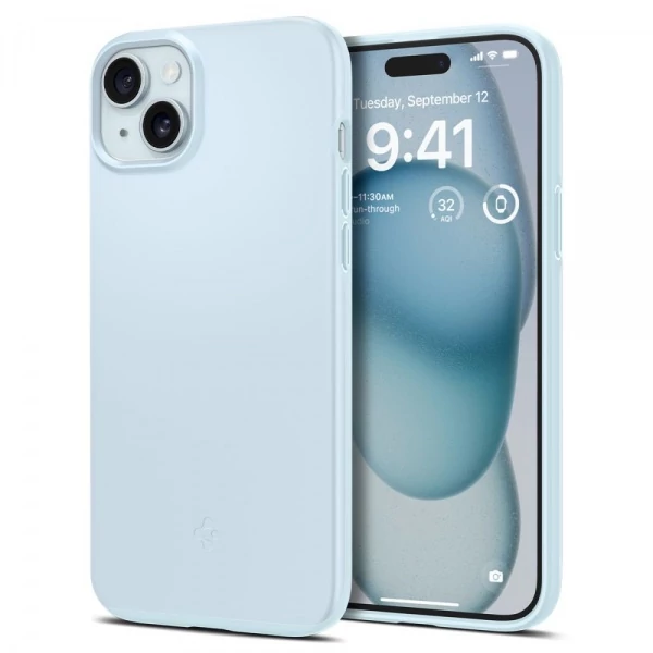 Чехол Spigen Thin Fit iPhone 15 Mute Blue