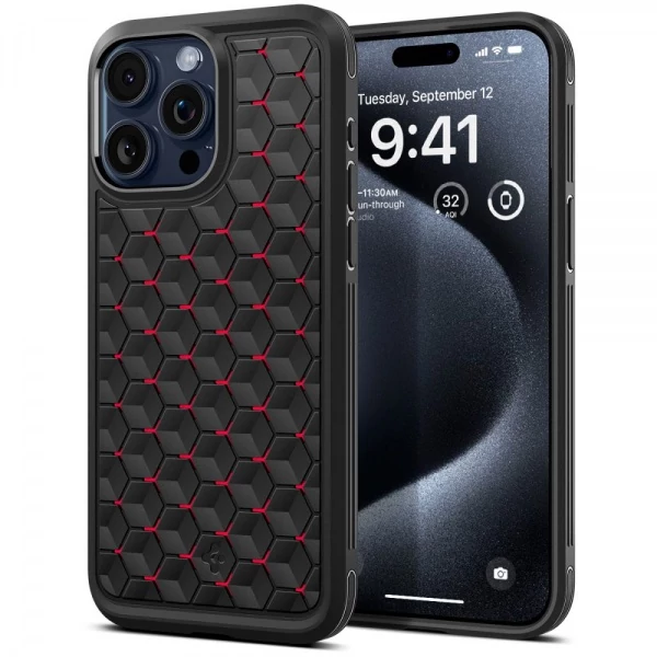 Чехол iPhone 15 Pro Max Spigen Cryo Armor Cryo Red