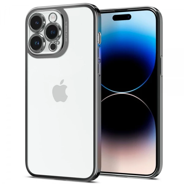 Чехол Spigen Optik Crystal iPhone 14 Pro Chrome Grey
