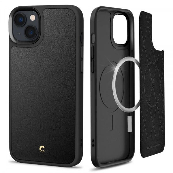Чехол Spigen iPhone 14 Cyrill Kajuk Mag Magsafe Black