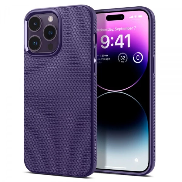 Чехол Spigen Liquid Air iPhone 14 Pro Deep Purple Case