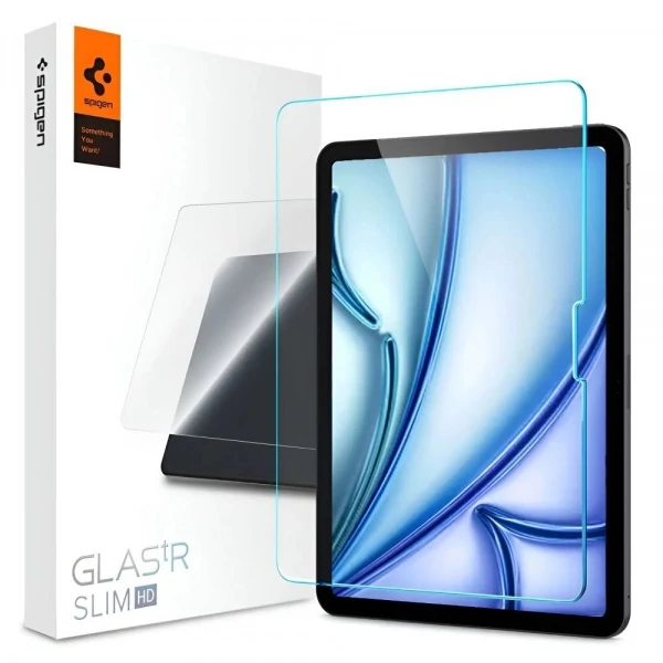 Закаленное стекло Spigen Glas.Tr Slim iPad Air 11 6 / 2024 Clear AGL07797