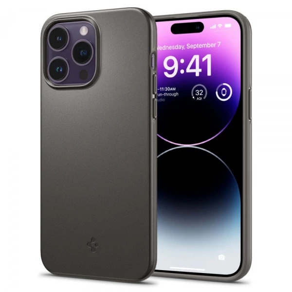 Чехол Spigen Thin Fit iPhone 14 Pro Max Gunmetal