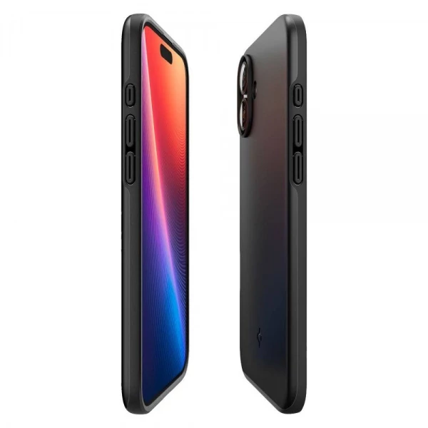 Чехол iPhone 16 Spigen Thin Fit Mag Magsafe Black