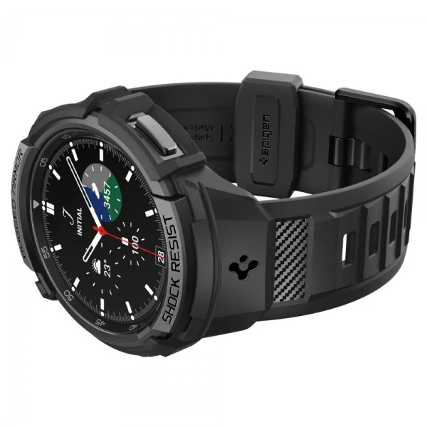 Браслет Spigen Rugged Armor Pro Galaxy Watch 6 Classic (47 мм) Matte Black Case