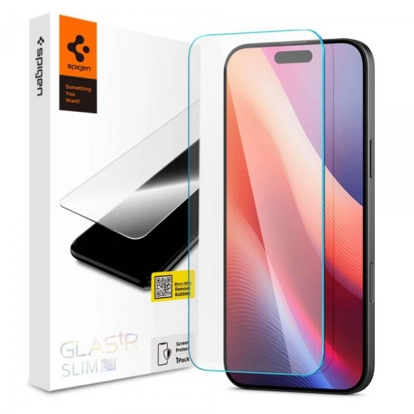Закаленное стекло SPIGEN GLAS.TR SLIM IPHONE 15 / 16 CLEAR