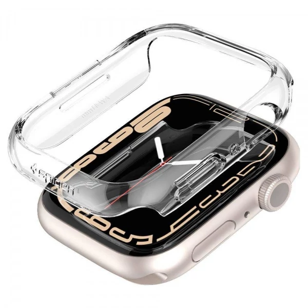 Чехол SPIGEN Thin Fit Apple Watch 7 8 9 41 мм Прозрачный