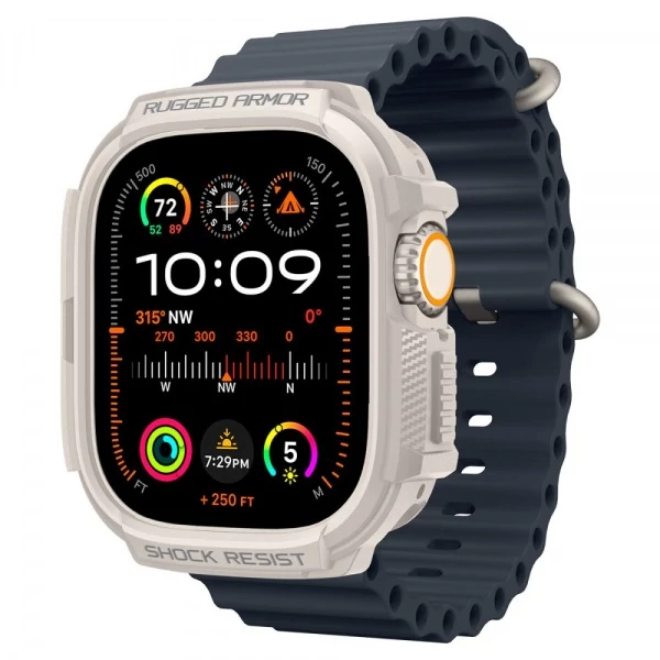 Чехол Spigen Rugged Armor Apple Watch Ultra 1 / 2 (49 мм) Dune Beige Case