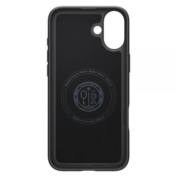 Чехол iPhone 16 Spigen Thin Fit Mag Magsafe Black