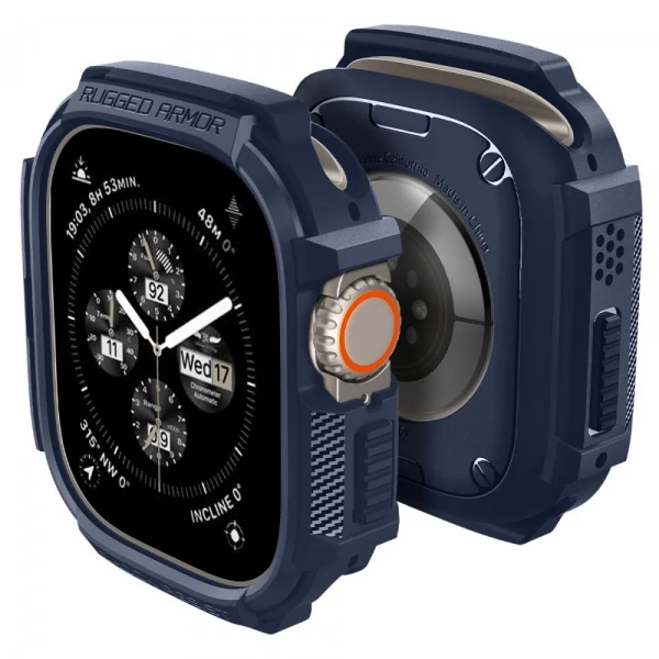 Чехол Spigen Rugged Armor Apple Watch Ultra 1 / 2 (49 мм) Navy Blue