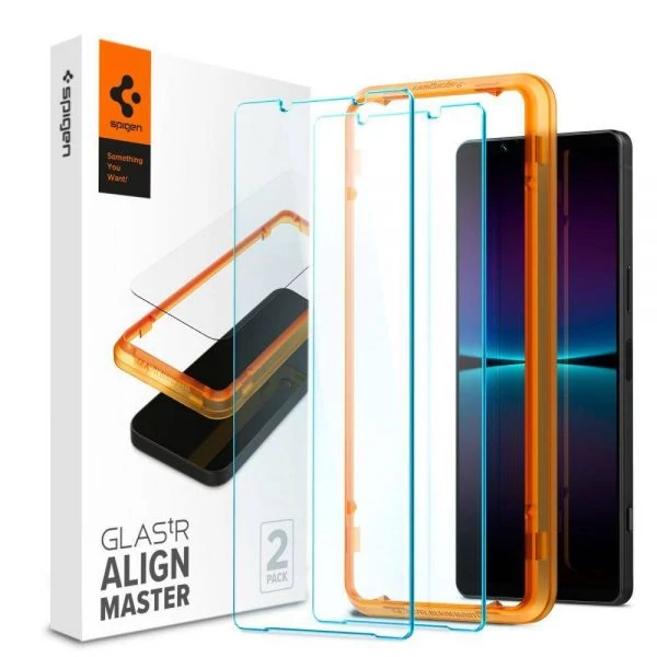 SPIGEN ALM GLAS.TR SLIM 2-PACK SONY XPERIA 1 IV Закаленное стекло