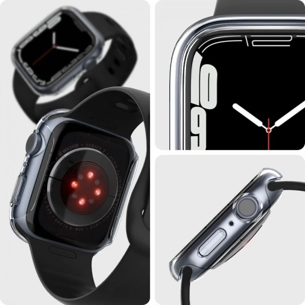 Чехол SPIGEN Thin Fit Apple Watch 6 7 8 9 45 мм Прозрачный