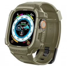 Браслет с Чехол Spigen Rugged Armor Pro Apple Watch Ultra 49 мм Khaki
