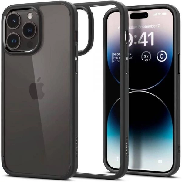 Чехол Spigen Ultra Hybrid IPhone 14 Pro Matte Black ACS04961